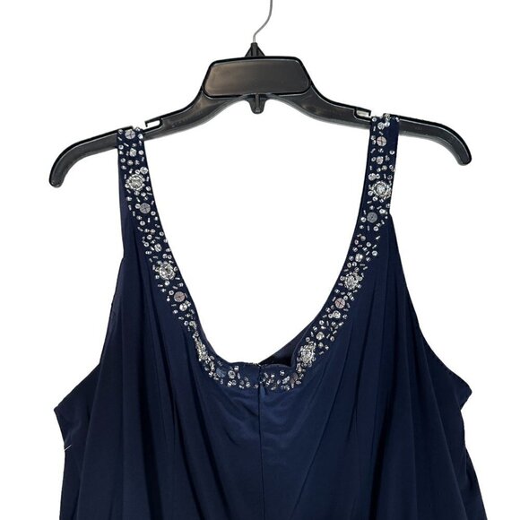 NEW Alex Evenings Women's Matte Jersey Plus Size Dress with Beading Sz. 22W - Picture 5 of 8